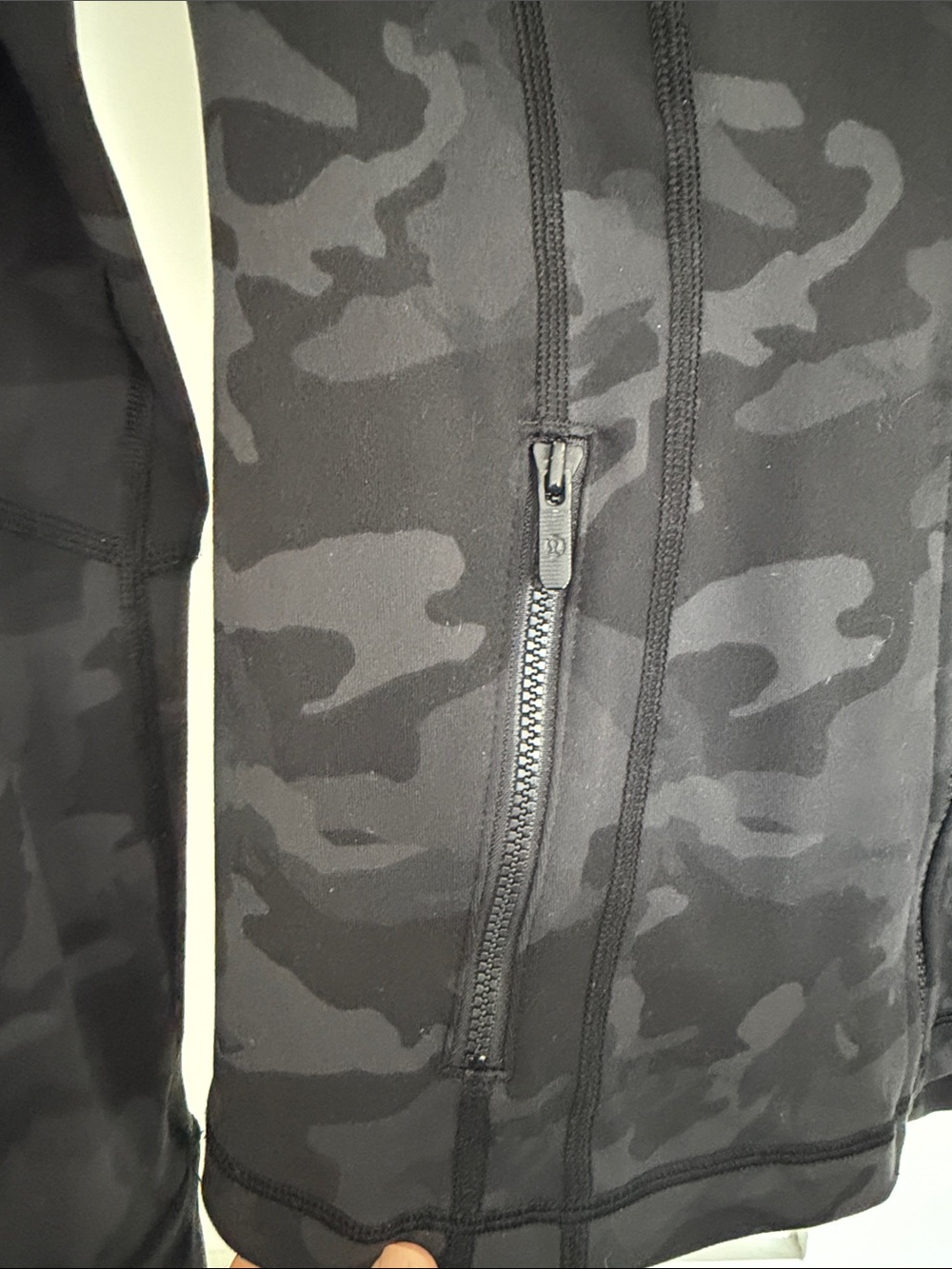 lululemon athletica Women’s Dark Gray Camo Zip Jacket - Picture 6 of 10